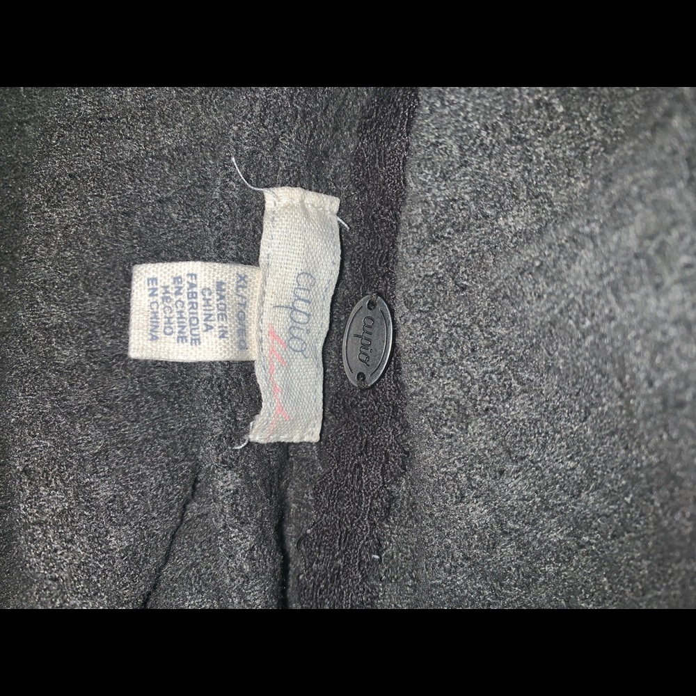 Grey/Purple turtle neck grid sweater